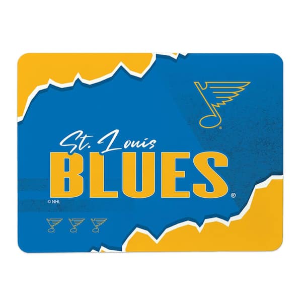 NHL St. Louis Blues Torn Small Mat 15×20 inches