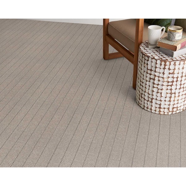 6 in. x 6 in. Patttern Carpet Sample - Forsooth - Color - Ash