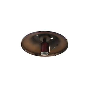Miramar 60 in. Weathered Bronze Ceiling Fan Replacement Light Kit with Medium Base Socket