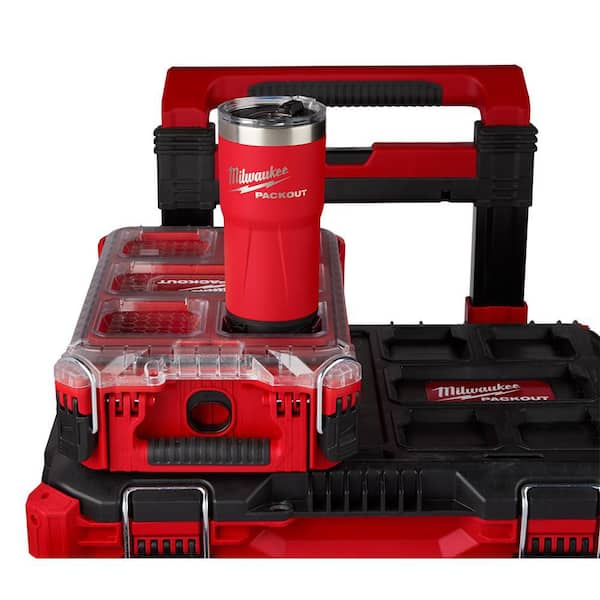 Milwaukee PACKOUT Red 20 oz. Tumbler 48-82-8392R - The Home Depot