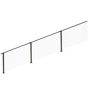 CityPost 12 ft. Black Deck Cable Railing CP-12-B-D - The Home Depot