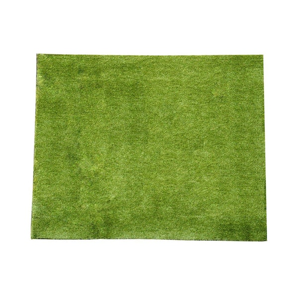 7 5 Ft Green Artificial Grass Rug, Classic Lawn 038 Landscape Fabric