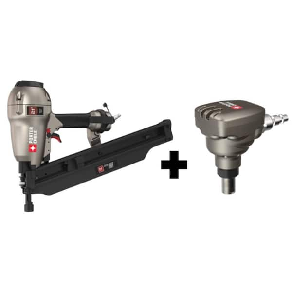 Porter-Cable Pneumatic 21-Degree 3-1/2 in. Full Round Framing Nailer and Mini Impact Palm Nailer