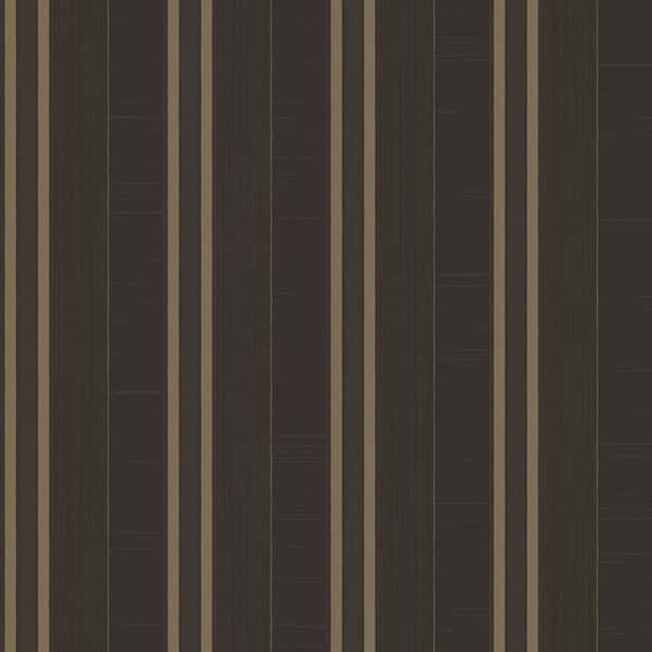 Unbranded Palazzo 2 Collection Black Silk Stripe Vinyl on Non-Woven Non-Pasted Wallpaper Sample