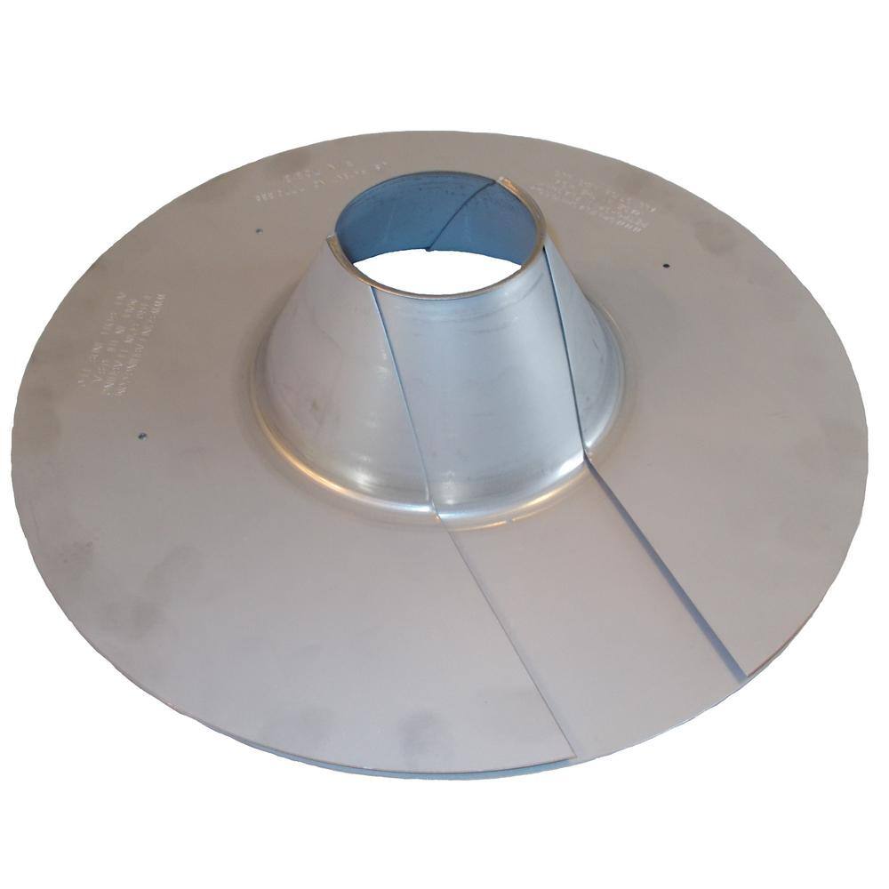 "All Style Retro-Spin Galvanized Steel Roof Flashing for 2.5"" (2 7/8"" OD) maximum Electric Service Mast Conduit Pipe" price history on PriceWatchPro