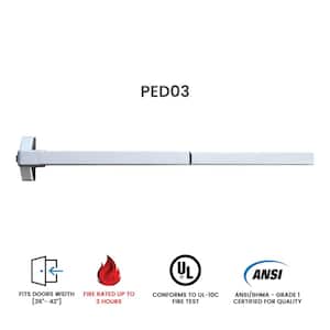 Heavy-Duty 36-42 in. Panic Bar Exit Device Fire Rated Grade-1
