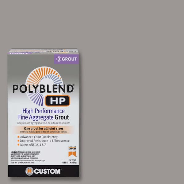 Polyblend HP #165 Delorean Gray 10 lbs. High Performance Fine Aggregate Grout
