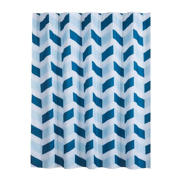 Country Living 72 In Carson Patchwork Shower Curtain Cl635bl72 Carson Patchwork Shower Curtain Cl635bl72, Patchwork Shower Curtain Blue