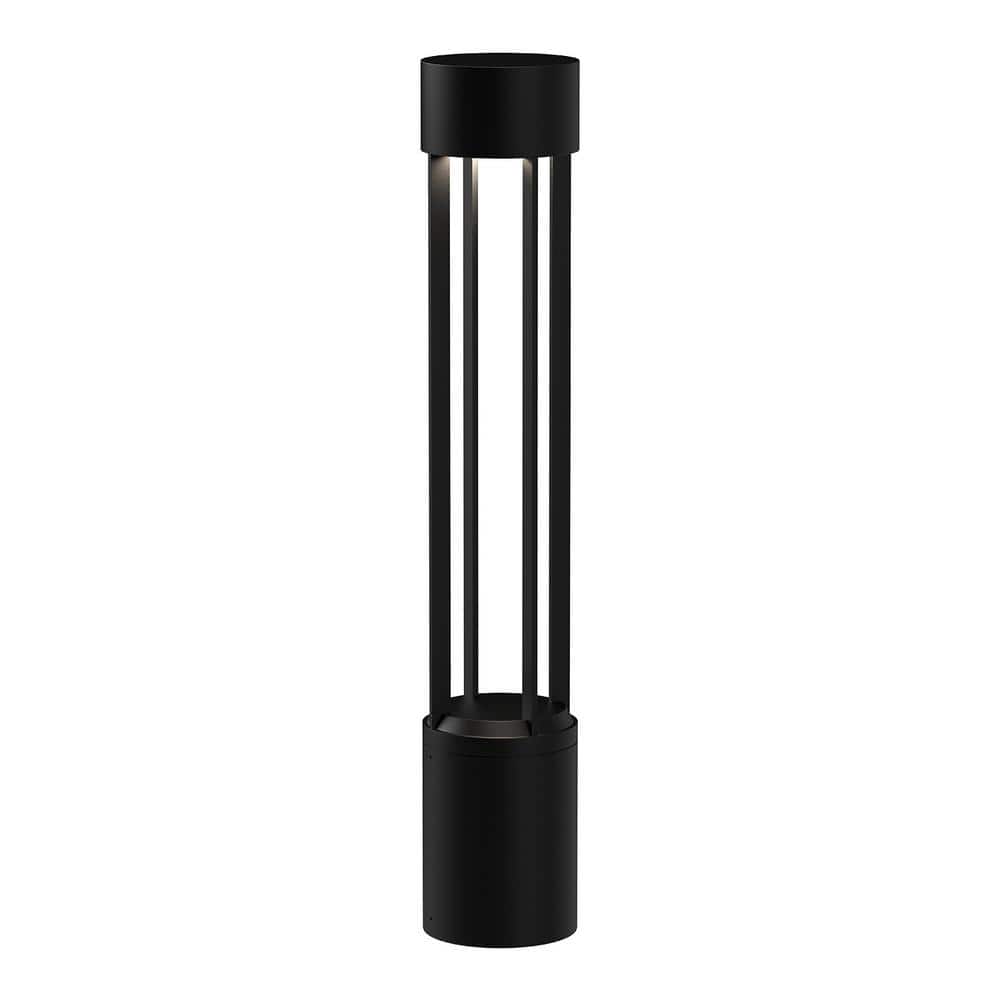 Knox 36 in. 1-Light 24-Watt Black 120-Volt 2500 Lumens Hardwired Integrated LED Exterior Landscape Bollard price history on PriceWatchPro