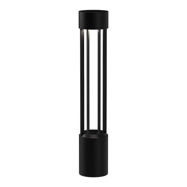KUZCO Knox 36 in. 1-Light 24-Watt Black 120-Volt 2500 Lumens Hardwired Integrated LED Exterior Landscape Bollard