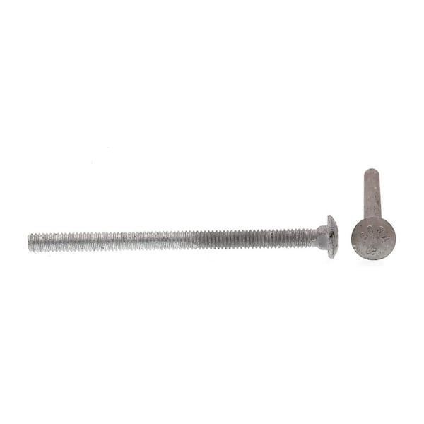 Prime-Line 1/4-20 Carriage Bolts and Nuts with Smooth, Domed Heads