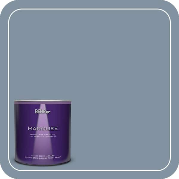 BEHR MARQUEE 1 qt. #PPU14-06 Coastal Vista Eggshell Enamel Interior Paint & Primer