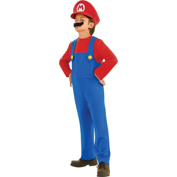 Disguise Super Mario Bros Large Boys Mario Kids Costume