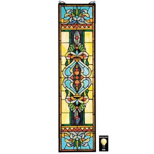 Blackstone Hall Tiffany-Style Stained Glass Window Panel