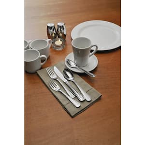 New Rim II 18/0 Stainless Steel Table Forks, European Size (Set of 12)