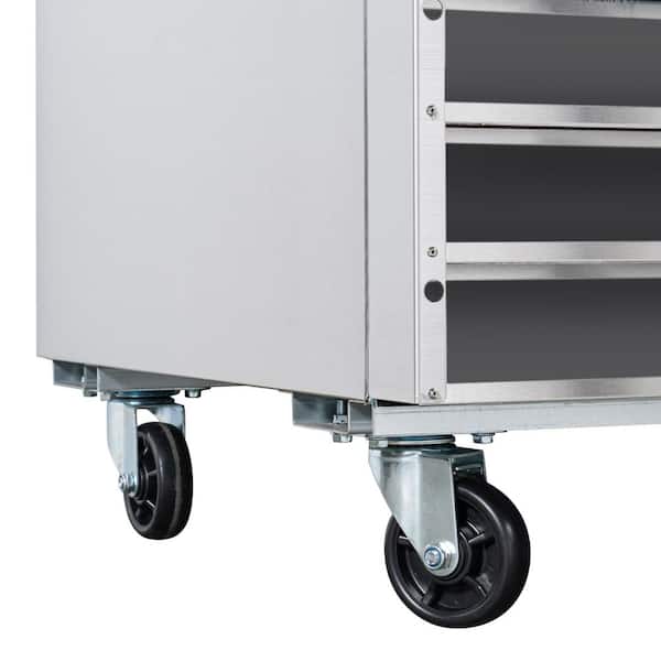 47 cu. ft. Commercial 2 Solid Door Reach In Refrigerator in Stainless Steel
