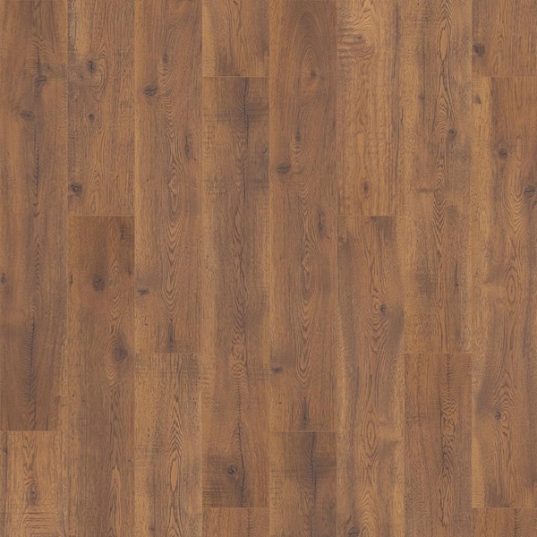 Take Home Sample - Hobbs Amber Hickory Waterproof Laminate Wood Flooring