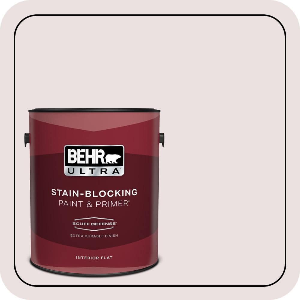 1 gal. #130E-1 Glaze White Extra Durable Flat Interior Paint & Primer price history on PriceWatchPro