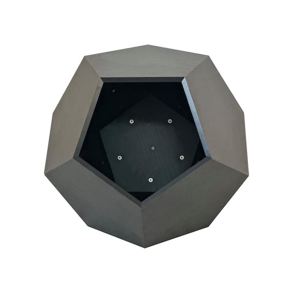 maocao hoom 25.98 in. Modern Pet Furniture Cat Litter, Sofa Side Table, Planter MDF Multifunctional Furniture in Black