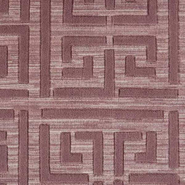 Natural Harmony Pandora - Rosette - Red 13.2 ft. 35.39 oz. Nylon Pattern Installed Carpet
