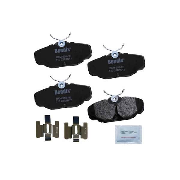 Bendix Premium Copper Free Semi-Metallic BPR Disc Brake Pad - Rear