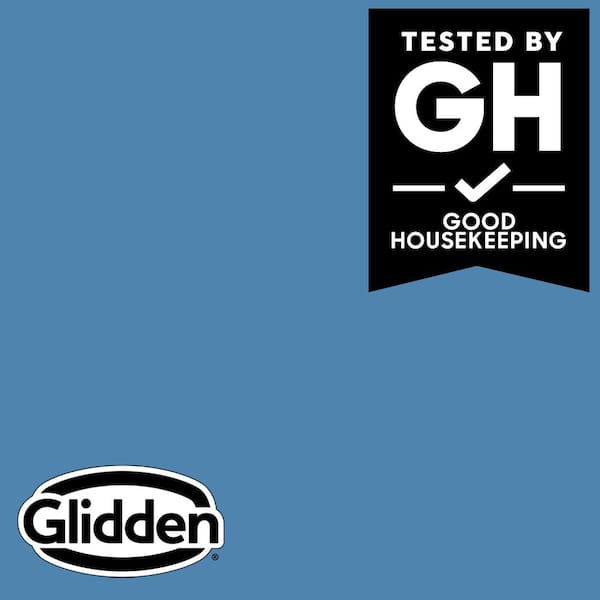 Glidden Premium 1 gal. PPG1161-5 Ship's Harbor Eggshell Interior Latex Paint