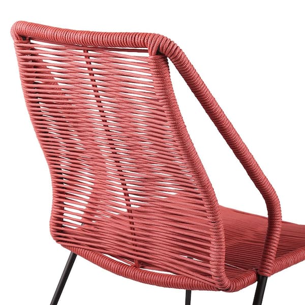 Armen Living Clip Stackable Steel, How To Clip Rattan Furniture Together