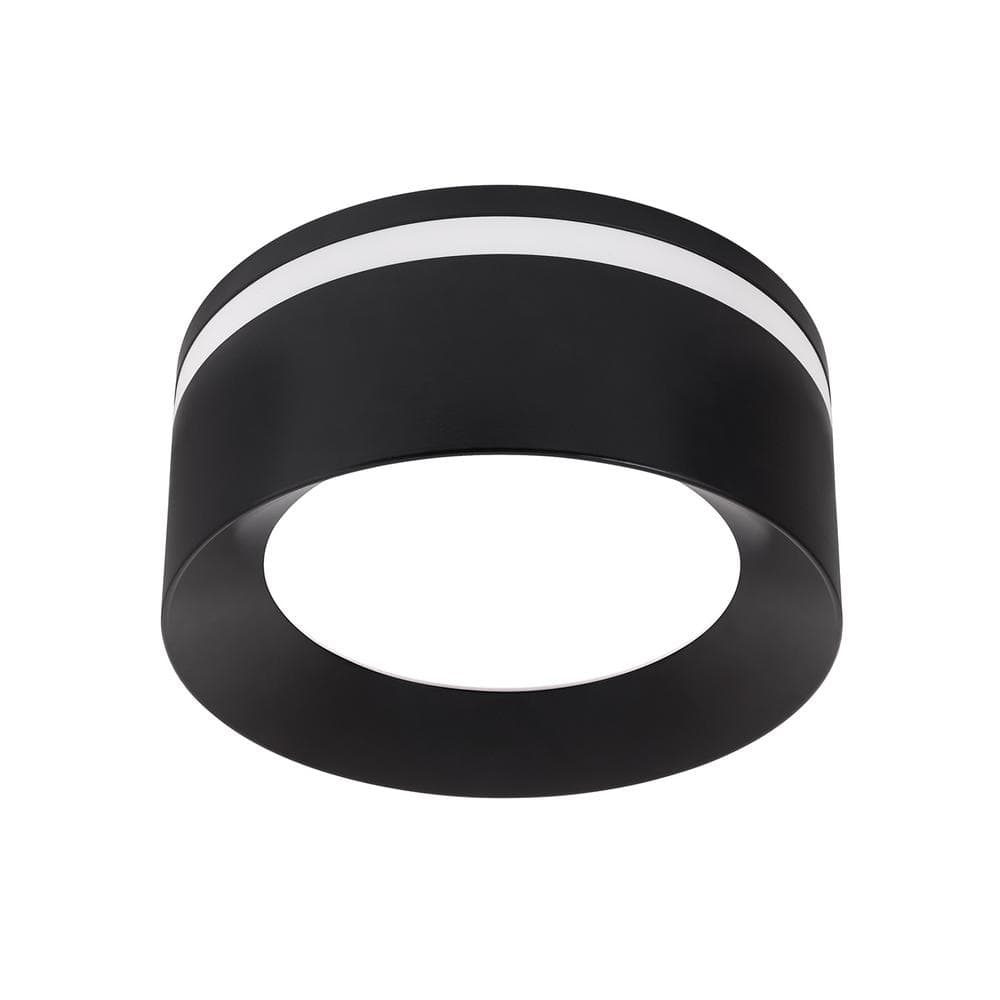 Flexinstall LED 6 in. Matte Black Dual Band Recessed Ceiling Light for Home