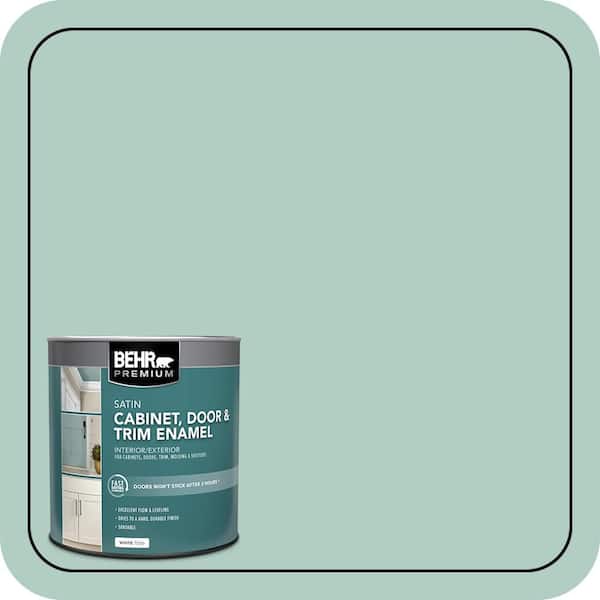 1 qt. #M430-3 Wintergreen Dream Satin Enamel Interior/Exterior Cabinet, Door & Trim Paint