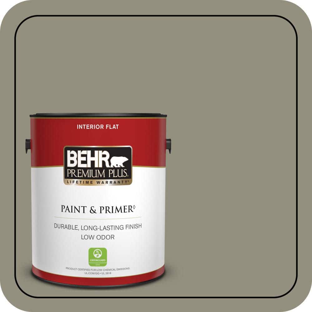1 gal. #N350-5 Muted Sage Flat Low Odor Interior Paint & Primer price history on PriceWatchPro