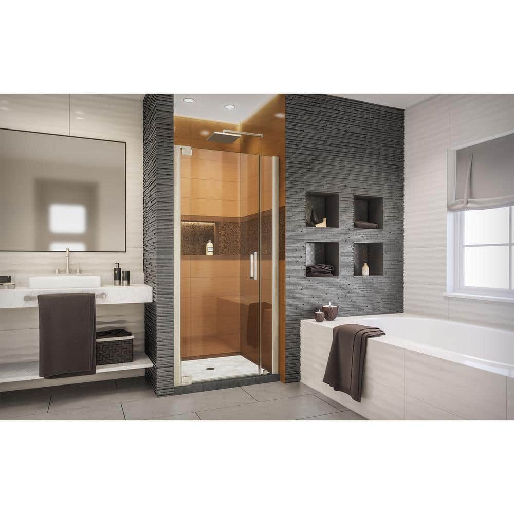 Elegance-LS 29"-40" Frameless Clear Glass Pivot Shower Door