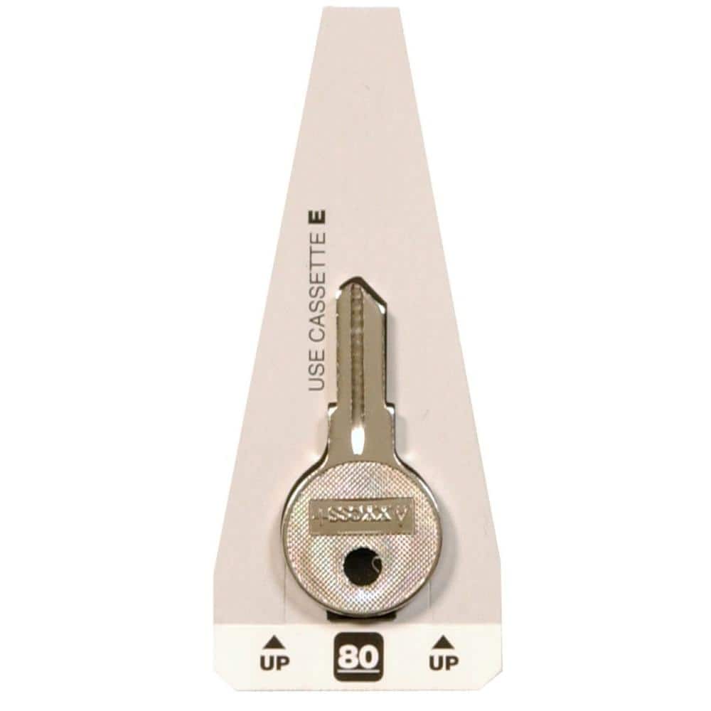 Axxess+ 80 Blank Yale Lock Key 440800 The Home Depot