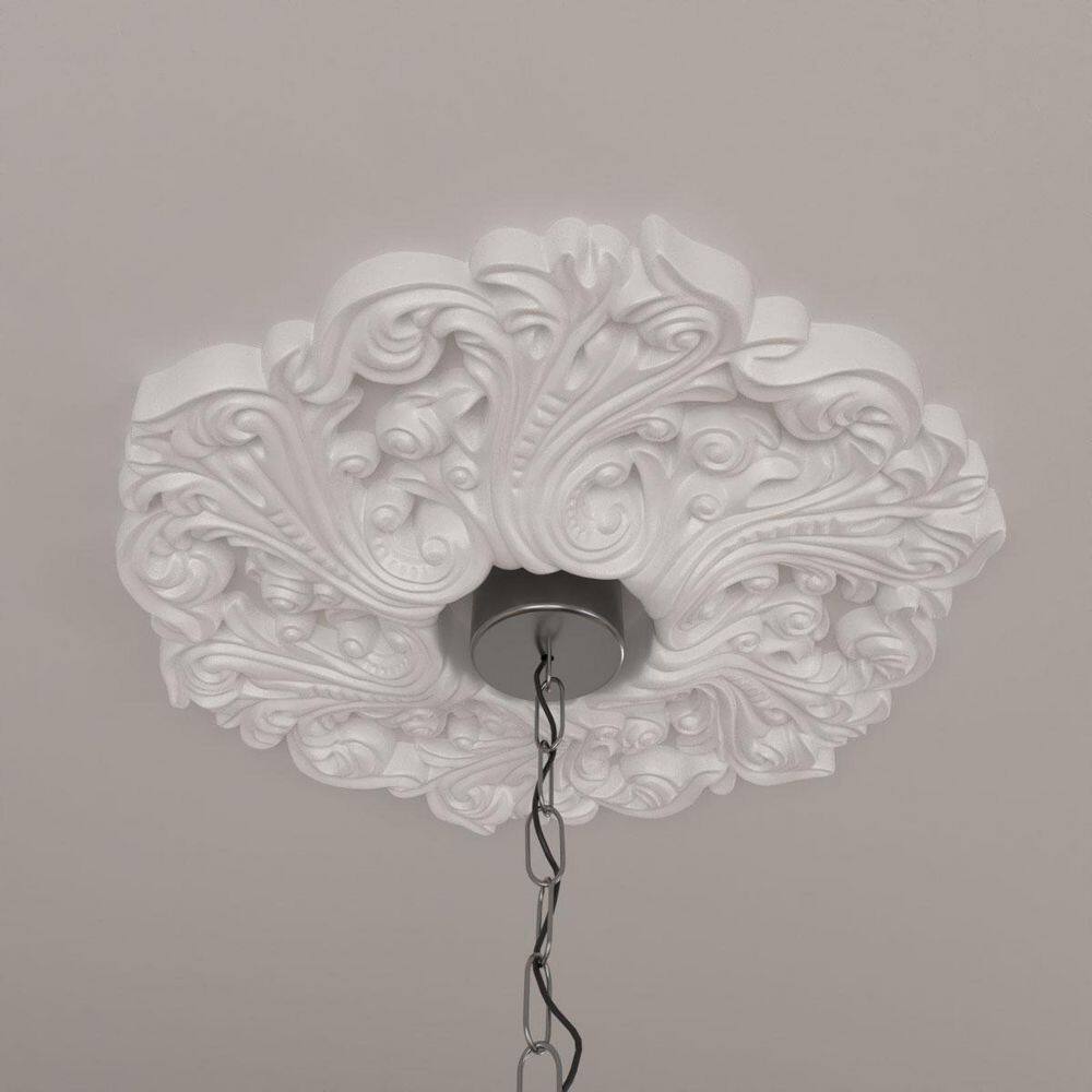 Gray Polyurethane Orrington Ceiling Medallion, 19.63"