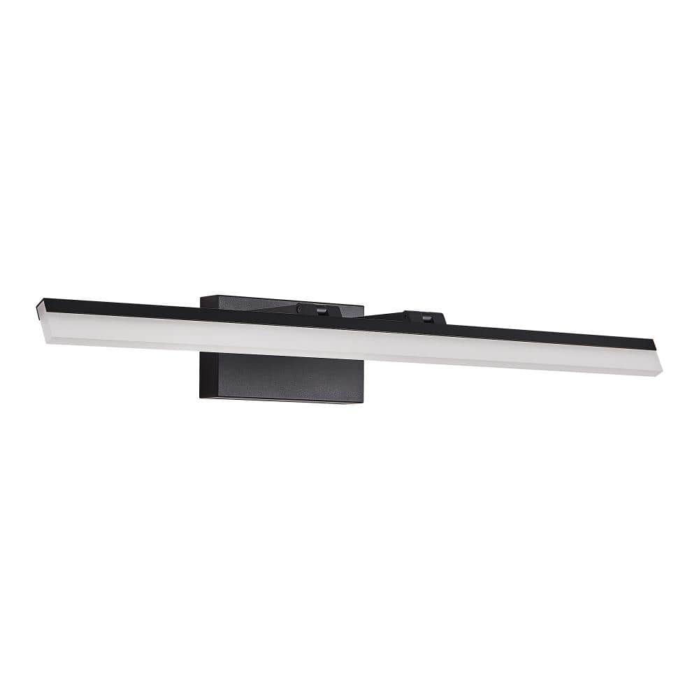 32 in. 1-Light Modern LED Bathroom Vanity Light – Sleek Black Metal Wall Light for Mirror, Dressing Room or Sink Area price history on PriceWatchPro