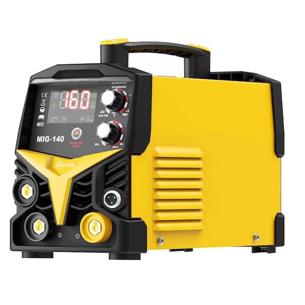 110 V 140A MIG Welder, 220-15400W 3 in 1 MIG/ARC/Lift TIG Welding Machine 110V With IGBT Inverter Yellow