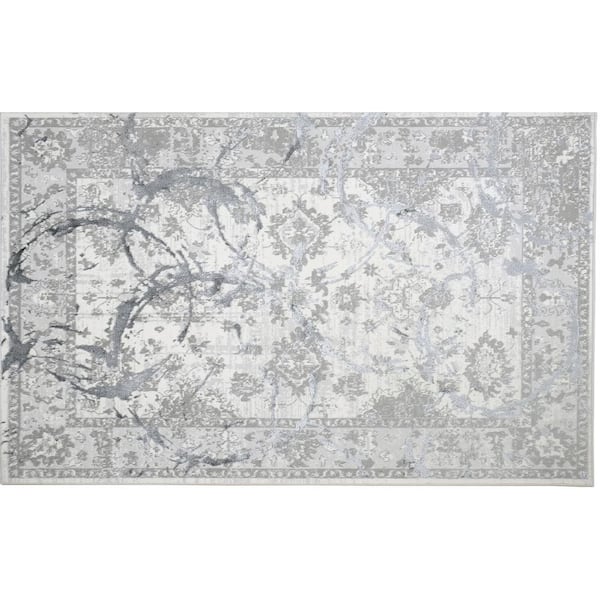 Amazing Rugs Penina Abstract Gray 2 ft. x 3 ft. Area Rug