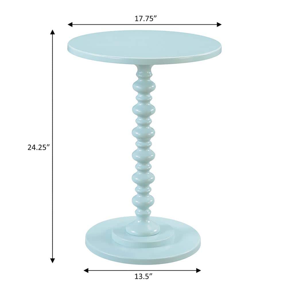 Palm Beach Blue Spindle Table - thumbnail 3