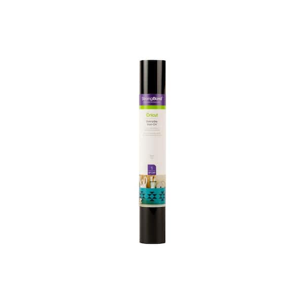 Cricut Everyday 12 in. x 24 in. Iron-On, Black