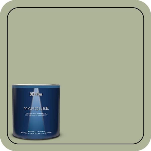 BEHR MARQUEE 1 qt. Home Decorators Collection #HDC-CT-28 Cottage Hill One-Coat Hide Satin Enamel Interior Paint & Primer