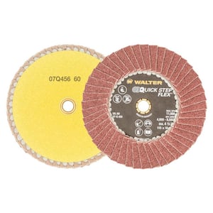 Quick-Step 4.5 in. GR60, Flexible Flap Discs (Pack of 10)