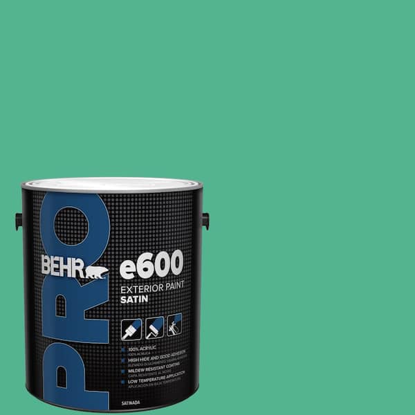 BEHR PRO 1 gal. #MQ4-16 Aruba Green Satin Exterior Paint
