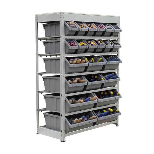 Husky 4-Piece Extra Wide Heavy Duty Welded Steel Garage