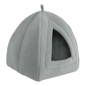 Small Grey Igloo Cat Bed