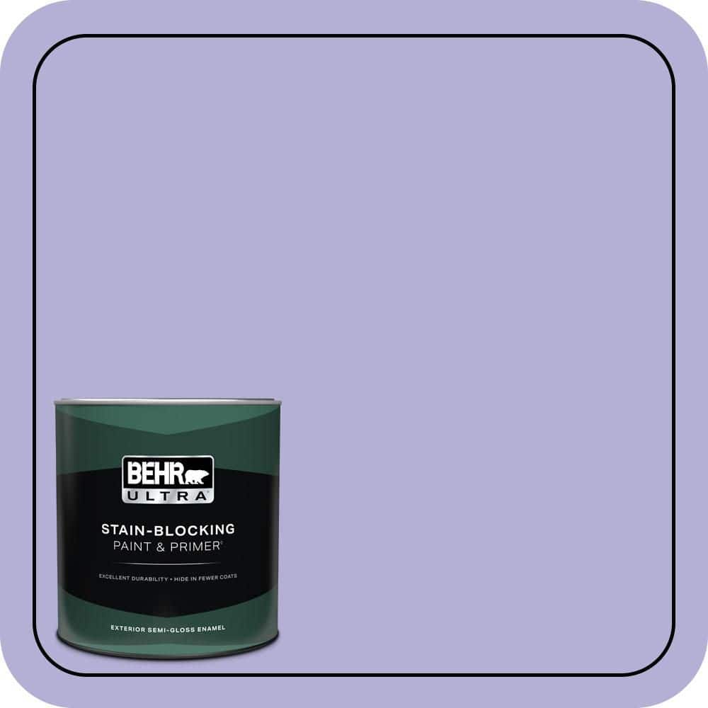 1 qt. #630B-4 Freesia Purple Semi-Gloss Enamel Exterior Paint & Primer price history on PriceWatchPro