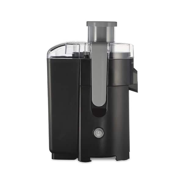 Hamilton Beach HealthSmart Compact Juice Extractor Large 2.4 inch Feed Chute Black and Gray 67502