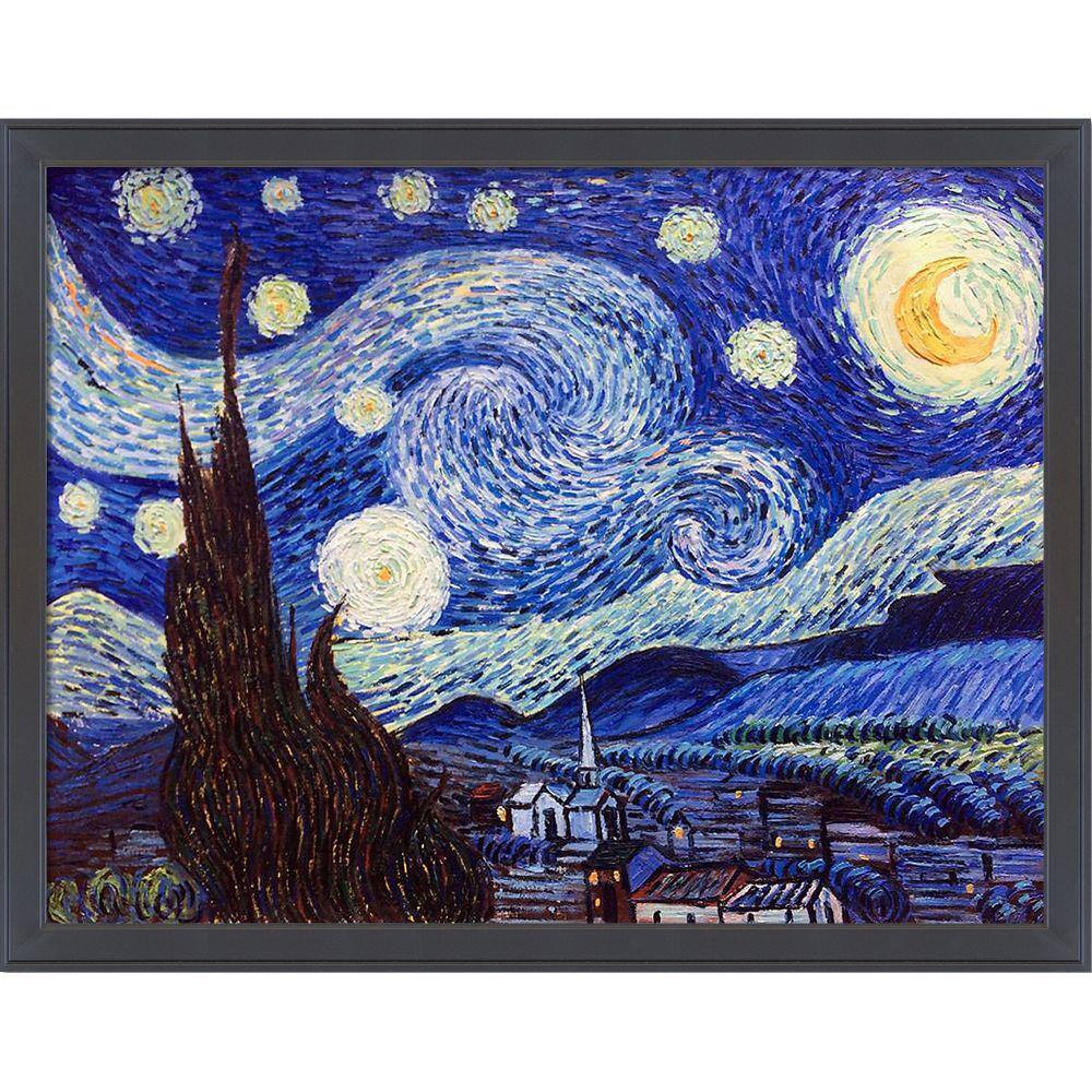 The Starry Night, Detail No.6 Sticker by Vincent van Gogh - Fine Art America