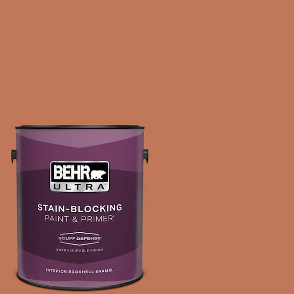 BEHR ULTRA 1 gal. #PPU3-01 Moroccan Sky Extra Durable Eggshell Enamel Interior Paint & Primer