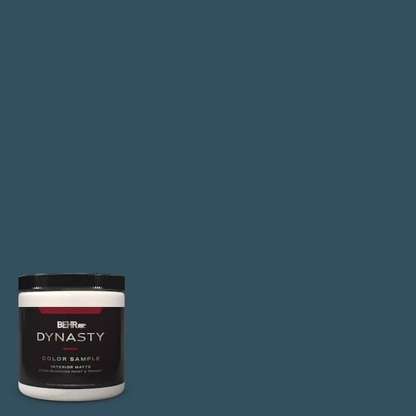 BEHR DYNASTY 8 oz. #540F-7 Velvet Evening Matte Stain-Blocking Interior/Exterior Paint & Primer Sample