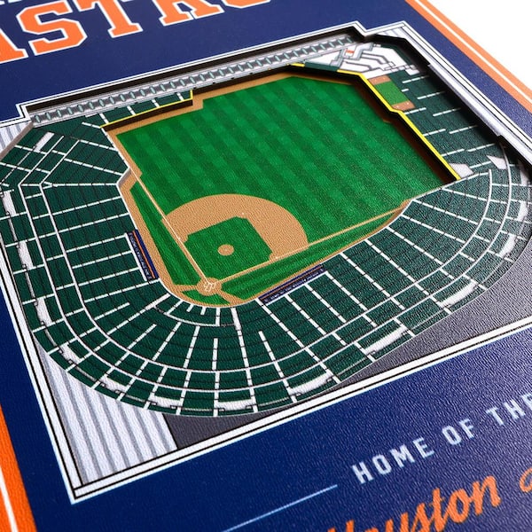 8 x 32 MLB Texas Rangers 3D Stadium Banner