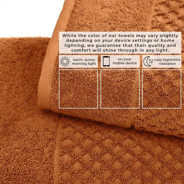 FRESHFOLDS Copper Ultra-Soft 100% Cotton Diamond Waffle 6-Pack